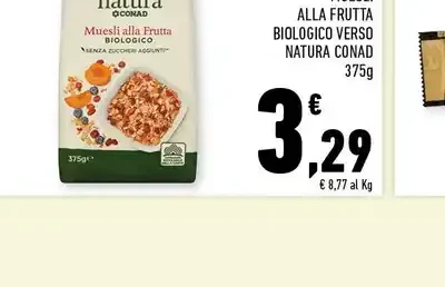 Muesli alla frutta biologico Verso Natura Conad