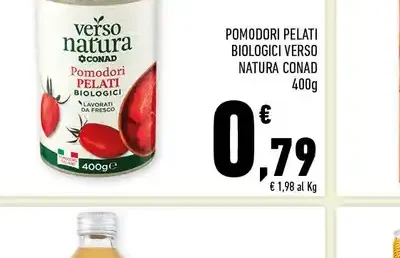 Pomodori pelati biologici Verso Natura Conad