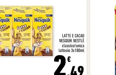 Latte e cacao Nesquik Nestlé