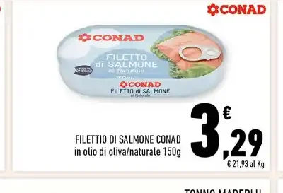 Filetto di salmone Conad