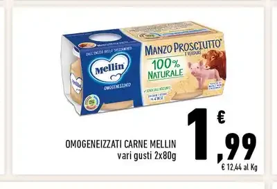 Omogeneizzati carne Mellin