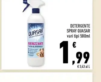 Detergente spray Quasar