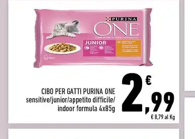Cibo per gatti Purina One