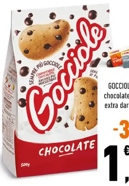 Biscotti gocciole pavesi chocolate