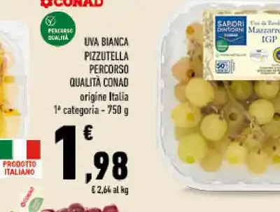 Uva bianca pizzutella