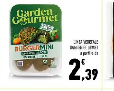 Linea vegetale Garden Gourmet