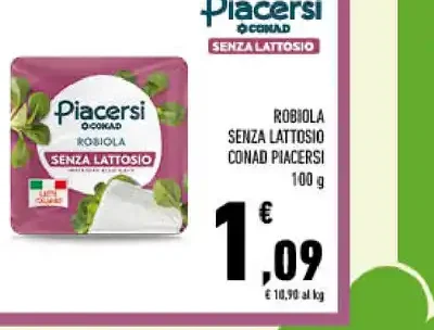 Robiola senza lattosio Conad Piacersi