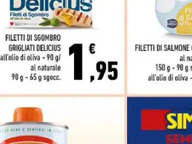 Filetti di sgombro grigliati Delicius