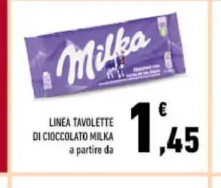 Tavoletta di cioccolato Milka
