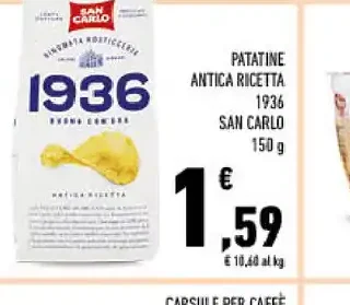 Patatine San Carlo 1936