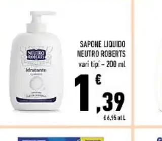 Sapone liquido Neutro Roberts