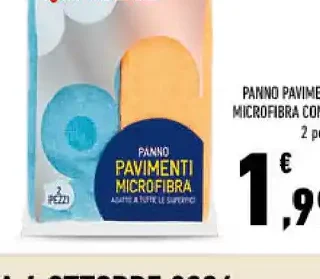 Panno pavimenti microfibra Conad