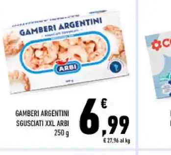 Gamberi argentini sgusciati XXL