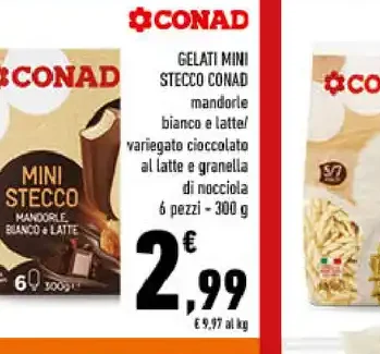 Mini stecco mandorle e cacao