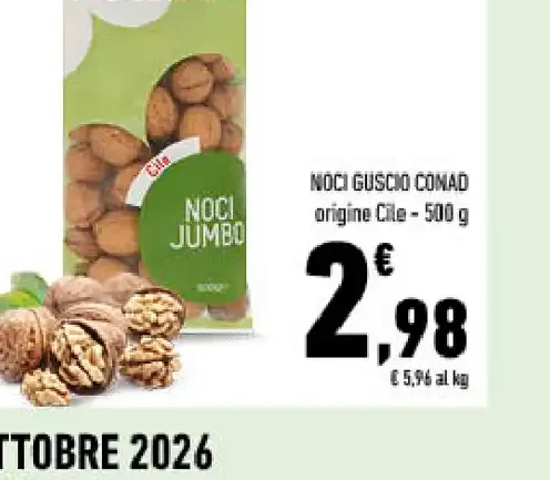 Noci guscio jumbo
