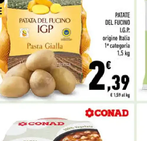 Patate del Fucino IGP