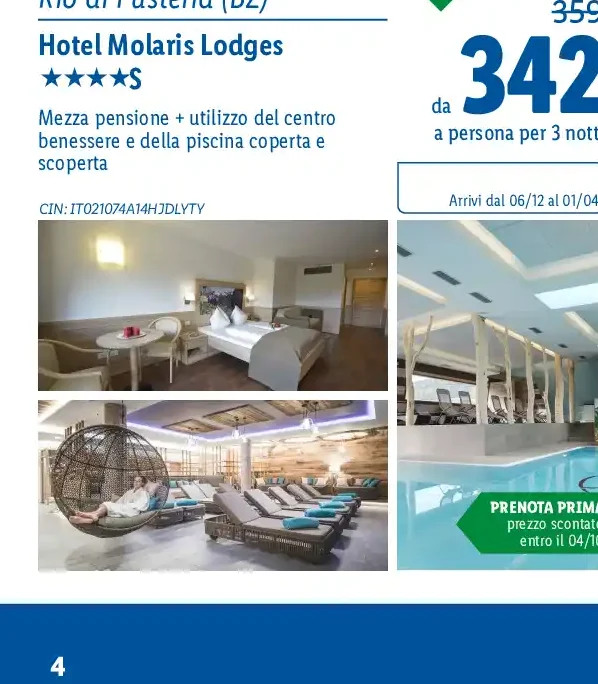 Hotel Molaris Lodges, Rio di Pusteria