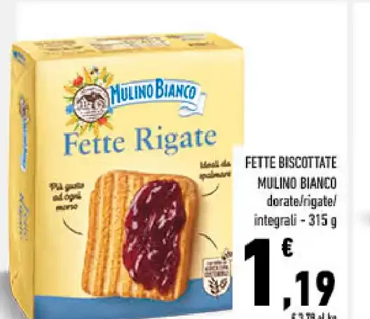 Fette biscottate Mulino Bianco
