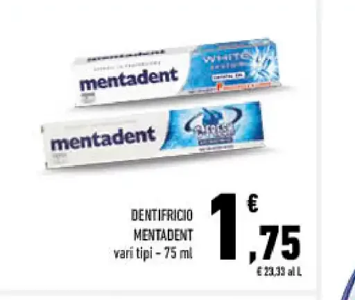 Dentifricio Mentadent