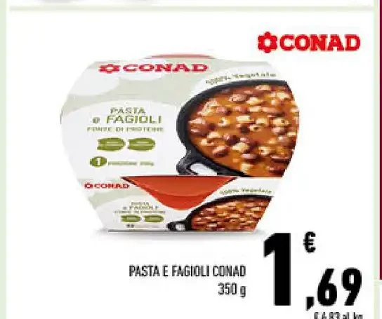 Pasta e fagioli Conad