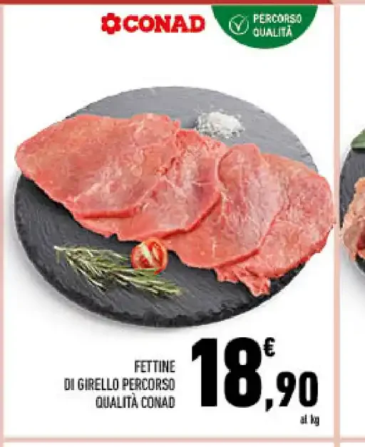 Fettine di girello di bovino