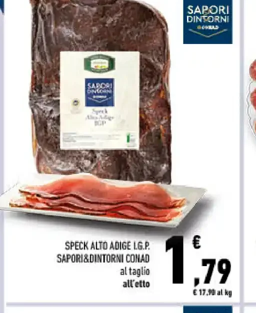 Speck Alto Adige IGP Sapori&Dintorni Conad