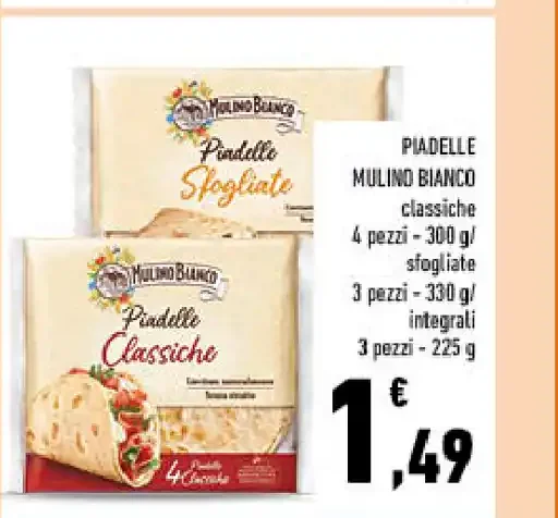 Piadelle Mulino Bianco