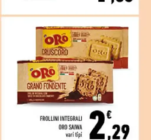 Frollini integrali Oro Saiwa