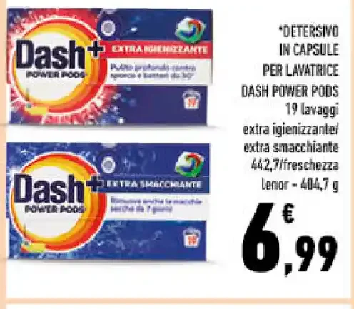 Detersivo in capsule Dash Power Pods