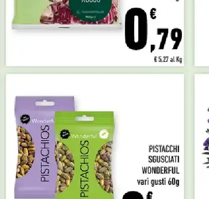 Pistacchi sgusciati Wonderful