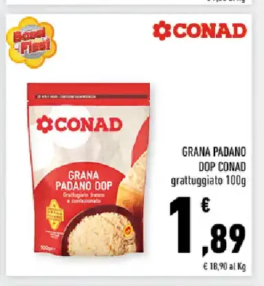 Grana Padano grattugiato