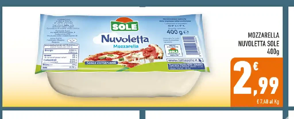 Mozzarella Nuvoletta