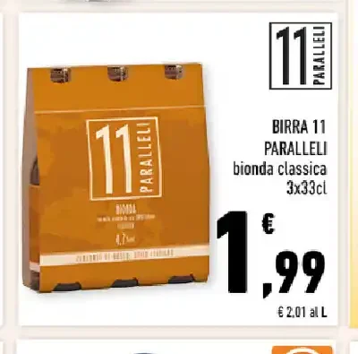 Birra 11 Paralleli bionda