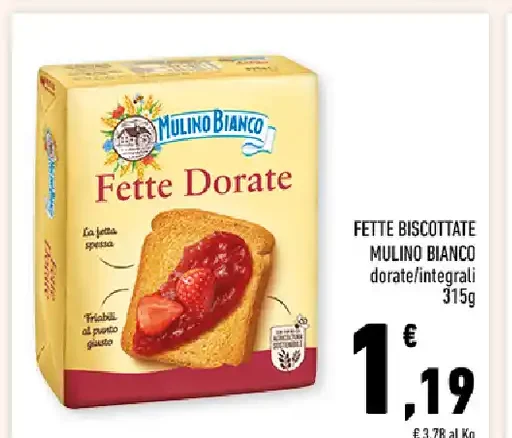 Fette biscottate Mulino Bianco