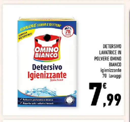 Detersivo lavatrice in polvere