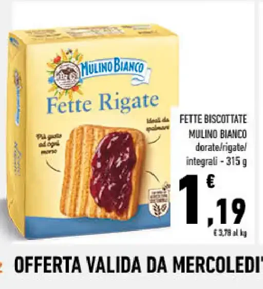 Fette biscottate Mulino Bianco