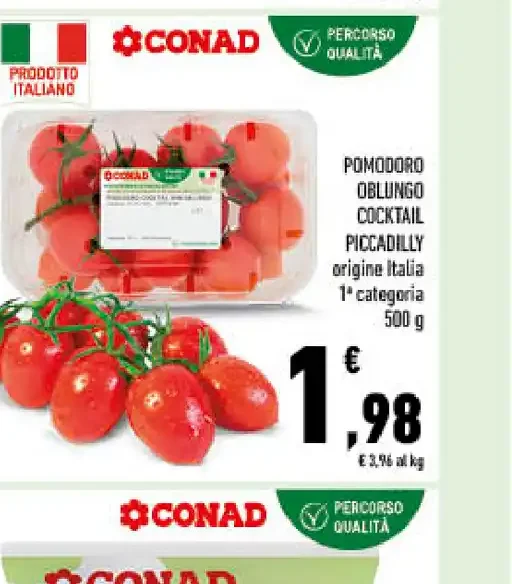 Pomodoro oblungo cocktail Piccadilly