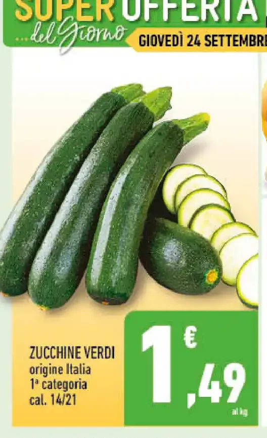 Zucchine verdi