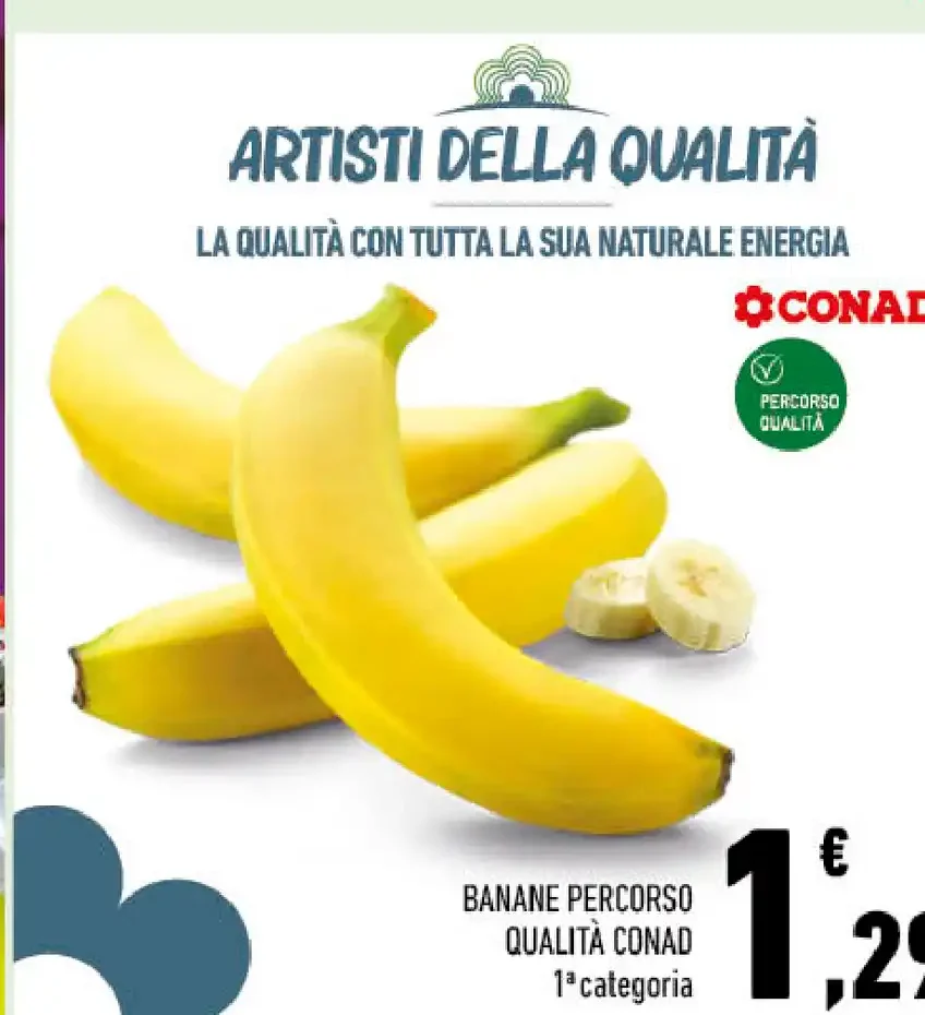 Banane Percorso Qualità Conad 1ª categoria