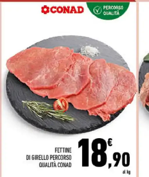 Fettine di girello Percorso Qualità Conad