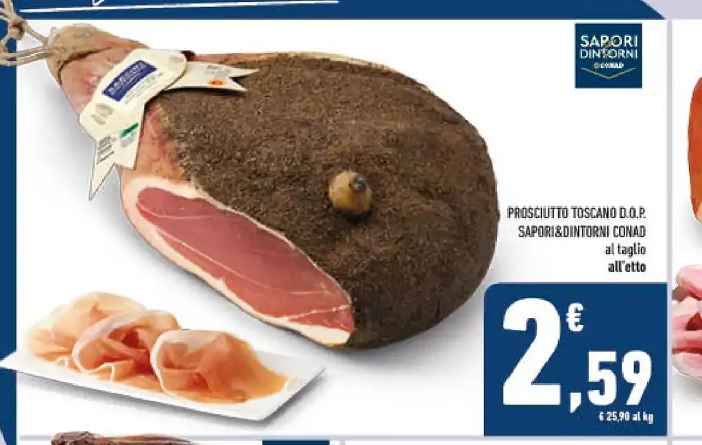 Prosciutto toscano D.O.P. Sapori&Dintorni Conad