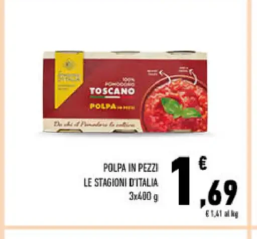 Polpa in pezzi Le Stagioni d'Italia