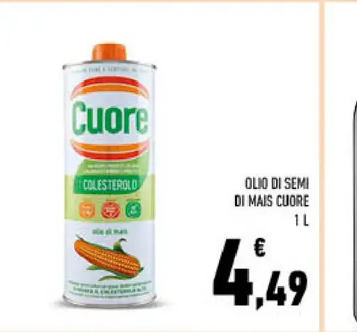 Olio di semi di mais Cuore