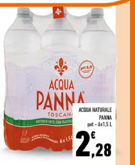 Acqua naturale Panna