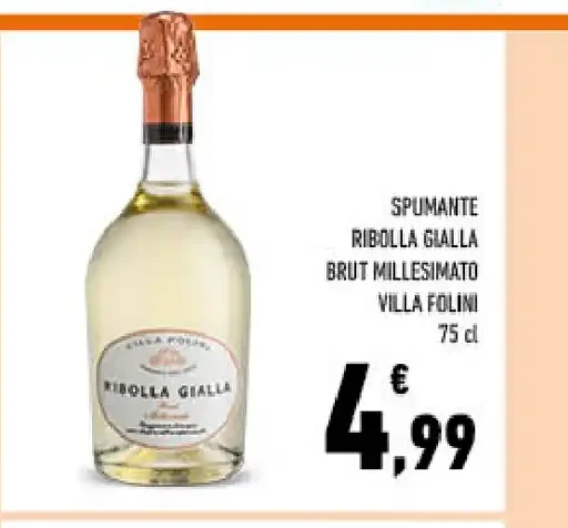 Spumante Ribolla Gialla Brut Villa Folini