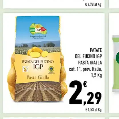 Patate del Fucino IGP