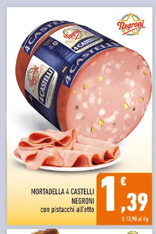 Mortadella con pistacchi