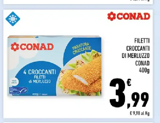 Filetti croccanti di merluzzo