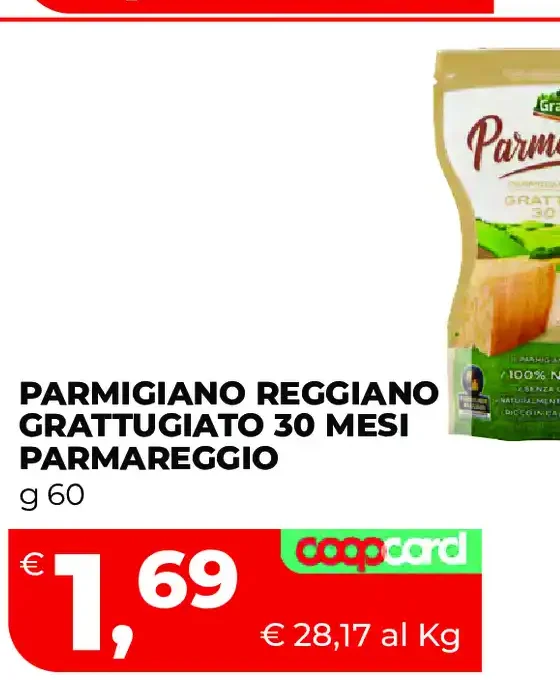 Parmigiano Reggiano grattugiato 30 mesi