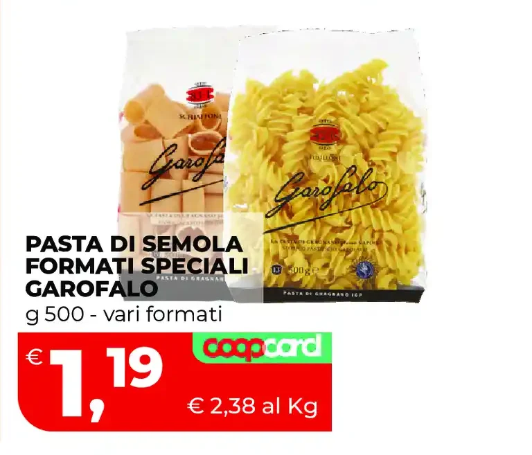 Pasta di semola formati speciali Garofalo